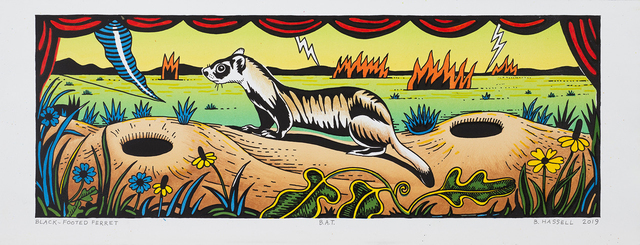 Billy Hassell, ‘Black-Footed Ferret’, 2019, Conduit Gallery