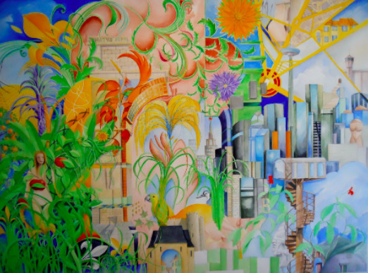Patrick Faure, ‘Eve in a Garden ’, Painting, Watercolor on paper, Saphira & Ventura Gallery