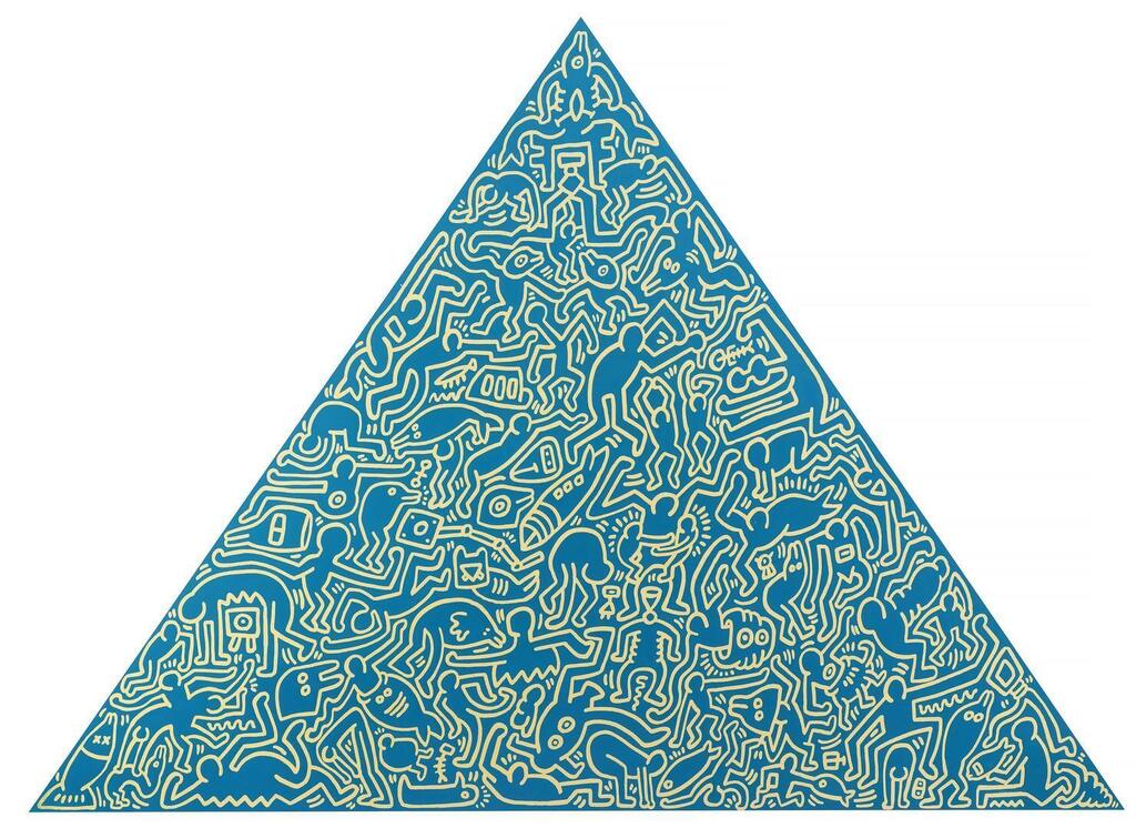 Keith Haring - Pyramids: one print