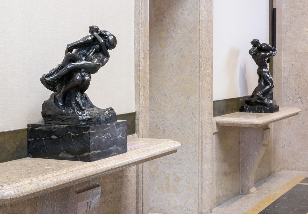 Installation Photograph of "The Kiss at the Rodin Museum" Courtesy of the Philadelphia Museum of Art. Installation Photograph of "The Kiss at the Rodin Museum" Courtesy of the Philadelphia Museum of Art.