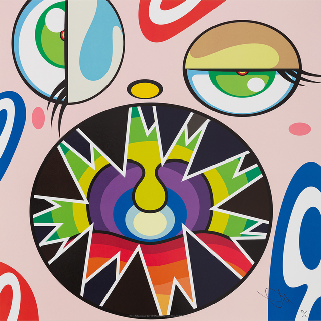 Takashi Murakami, ‘We Are the Square Jocular Clan’, 2018, Print, Offset print with silver and high gloss varnishing, STPI