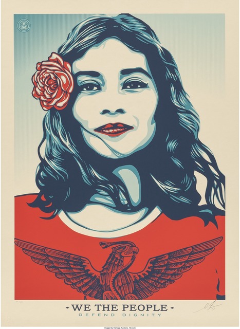 Shepard Fairey (OBEY), ‘We the People: Defend Dignity’, 2017, Heritage Auctions