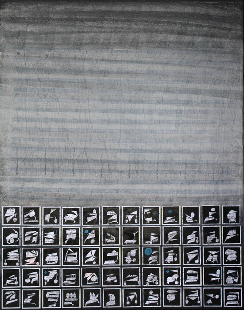 Christine Robion, ‘Mes aoristes singuliers ’, 2020, Painting, Mixed media & paper on canvas, G & O ART