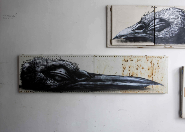 ROA, ‘Heron Head’, 2010, The Garage Amsterdam