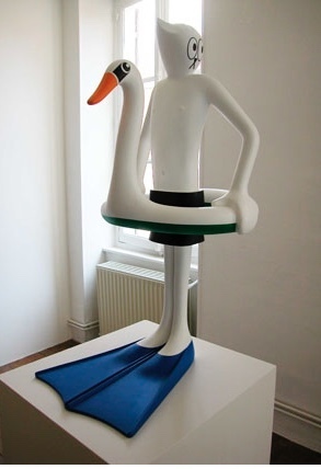 Alain Séchas, ‘CHAT CYGNE’, 2003, Pietro Sparta