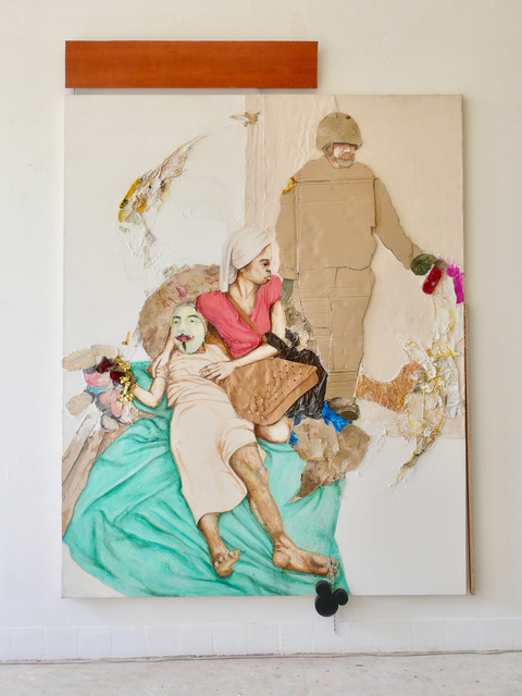 Maurice Thomassen, ‘Peripheral Theatre : Campus ’, 2011-2019, Mixed Media, Mixed media on canvas, NL=US Art