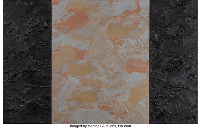 James Hayward, ‘Black/Metallic (triptych)’, 1987, Painting, Oil and wax on canvas laid on board, Heritage Auctions