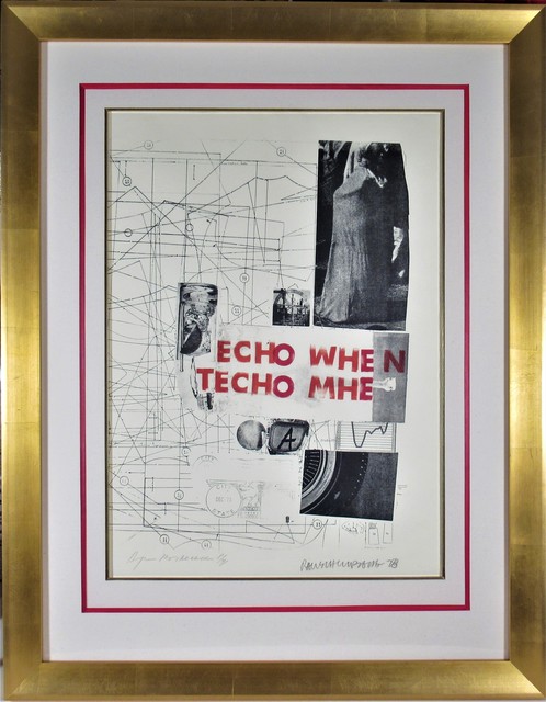 Robert Rauschenberg, ‘Echo When"’, 1978, Joseph Grossman Fine Art Gallery