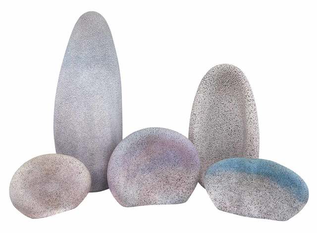 ‘Curtiss Brock Studio Glass Stone Group Sculpture’, Design/Decorative Art, Doyle