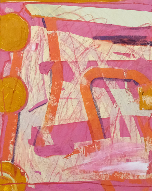 Taylor O. Thomas, ‘It's 2018 and I still use Mapquest’, 2018, Painting, Acrylic, oil, pastel, oil stick, and paper on canvas, Deli Grocery