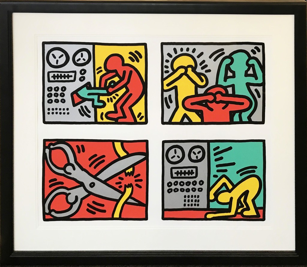 keith haring | pop shop quad lll (1989) | artsy