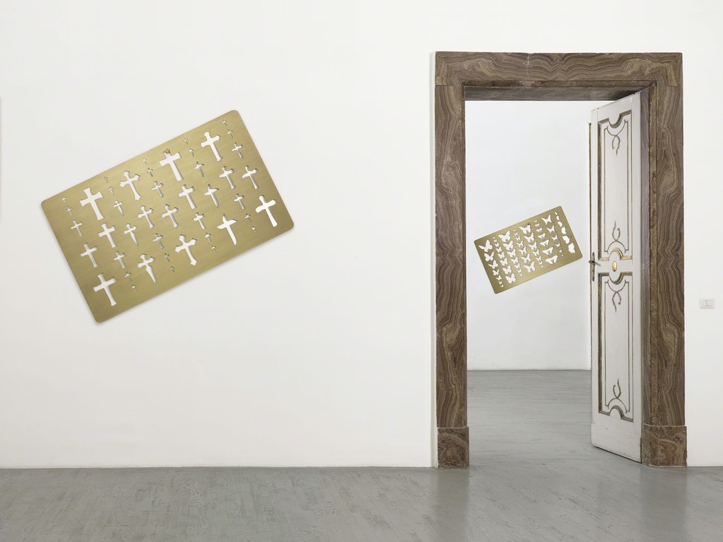 Rita Mcbride - pattern & decoration - partial view of the exhibition - September 2014 - Galleria Alfonso Artiaco, Napoli Rita Mcbride - pattern & decoration - partial view of the exhibition - September 2014 - Galleria Alfonso Artiaco, Napoli