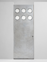 Door with portholes
