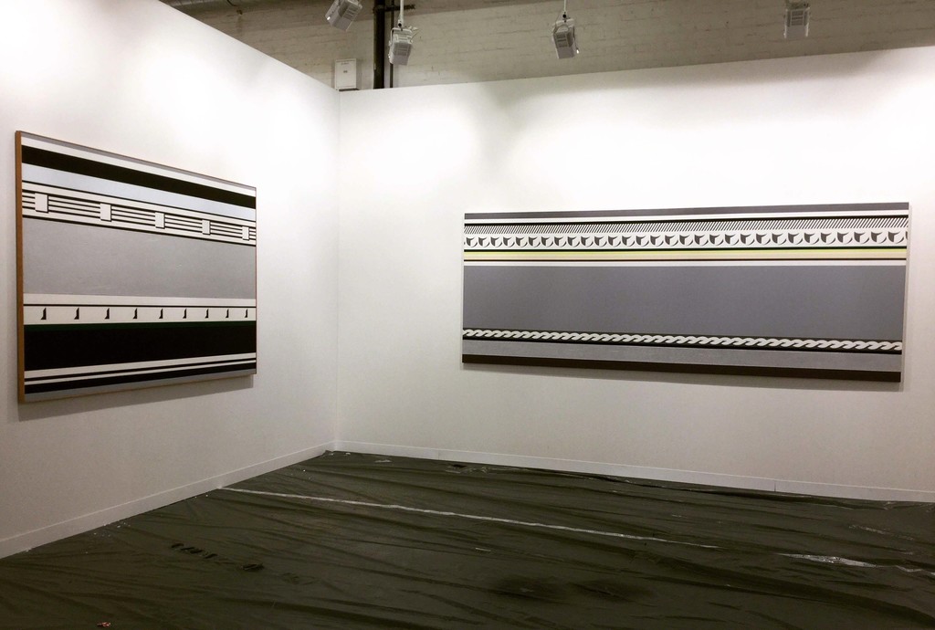 Installation view of Castelli Gallery Art basel 2016 Booth J3 exhibit "Roy Lichtenstein: Entablature Paintings and Drawings, 1974-1976." Installation view of Castelli Gallery Art basel 2016 Booth J3 exhibit "Roy Lichtenstein: Entablature Paintings and Drawings, 1974-1976."