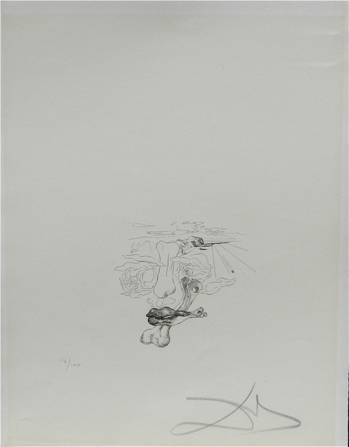 Salvador Dalí, ‘Les Chants de Maldoror (Face)’, 1934, Print, Etching, Fine Art Acquisitions Dali