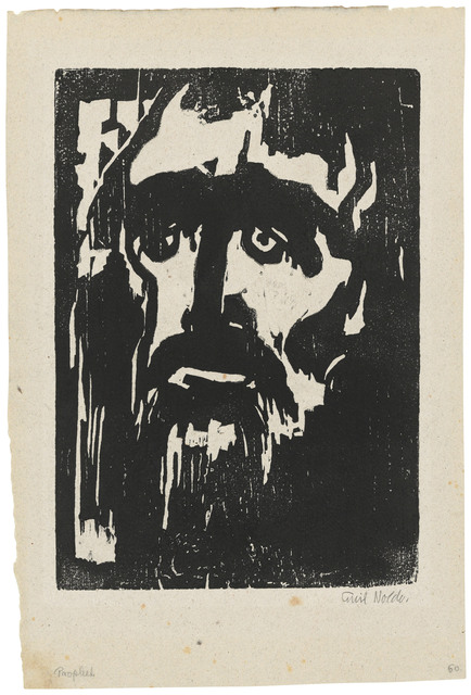 Emil Nolde, ‘Prophet’, 1912, Print, Woodcut on oatmeal laid paper, Christie's
