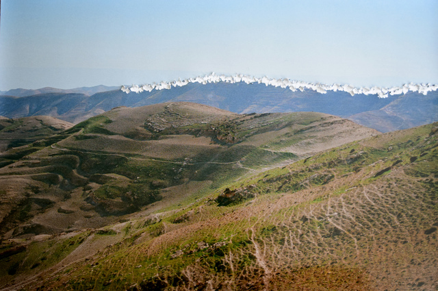 Yazan Khalili, ‘The Day We Saw Nothing in Front of Us ’, 2015, Photography, Scratching on photograph, Lawrie Shabibi