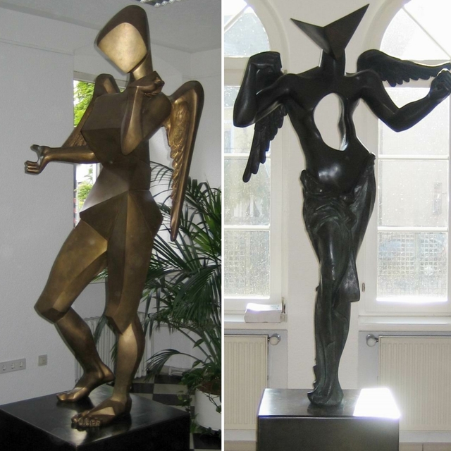 Salvador Dalí, ‘Surrealistiche Engel & Kubistischer Engel (Surrealist & Cubist Angel- Rom Edition’, 1984, Robin Rile Fine Art