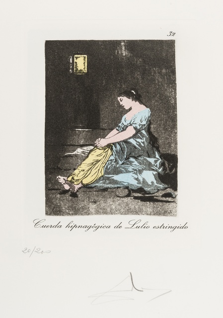 Salvador Dalí, ‘Plate 32 (From Les Caprices de Goya de Dali) (M & L 879; Field 77-3-50)’, 1977, Forum Auctions