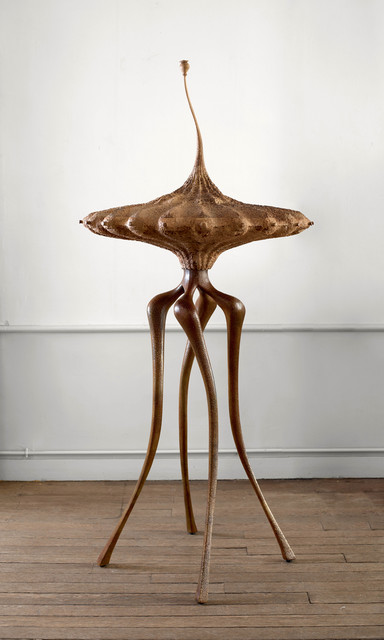 Nicolas Cesbron, ‘Elixir mill’, 2019, Design/Decorative Art, Bronze feet, carved walnut mill (21 drawers), Antonine Catzéflis