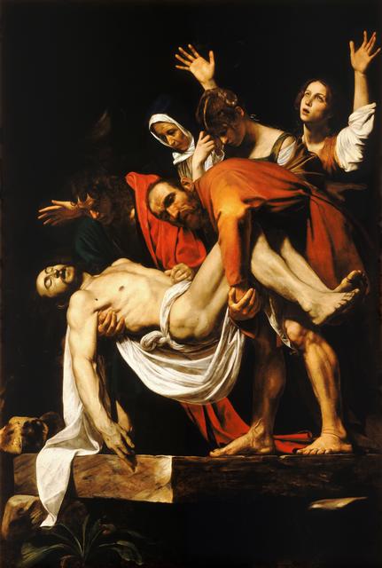 Michelangelo Merisi da Caravaggio, ‘Entombment’, 1603-04, Art History 101