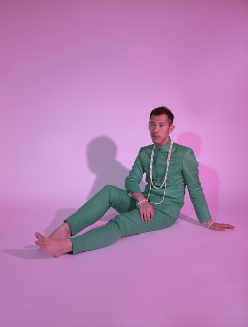 Mathew Tom, ‘Friend in Green’, 2014, Christine Park Gallery