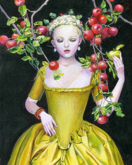 Titti Garelli, ‘The Golden Apple’, 2019, Painting, Acrylic on canvas, Saphira & Ventura Gallery