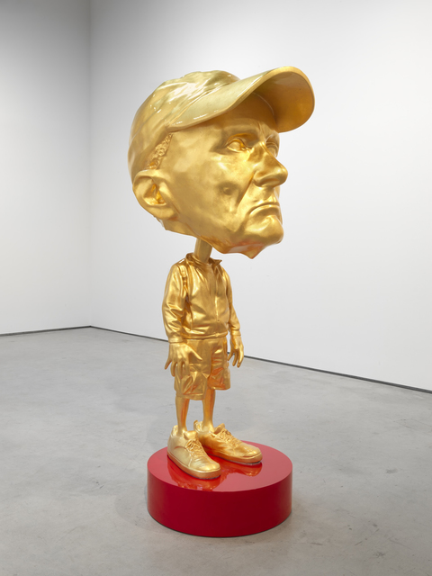 Richard Jackson, ‘Bobble Head Gold’, 2014, Hauser & Wirth