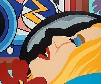 Tom Wesselman - Bedroom face with Lichtenstein
