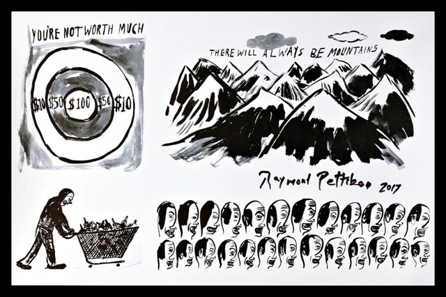 Raymond Pettibon, ‘You're Not Worth Much (Hand Signed)’, 2017, Alpha 137 Gallery
