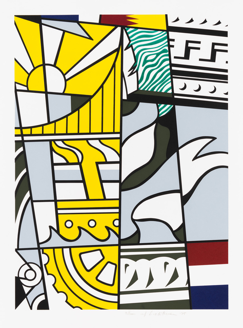 Roy Lichtenstein, ‘Bicentennial Prin’, 1975, Print, Lithograph and Silkscreen, Christopher-Clark Fine Art