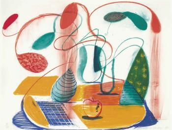 David Hockney - Table Flowable