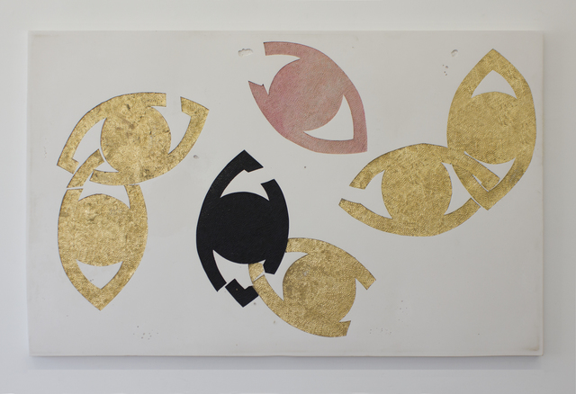 Erin Morrison, ‘Eye Chain, Gold’, 2017, Sculpture, Enamel and metal leaf on gypsum cement, Ochi Projects