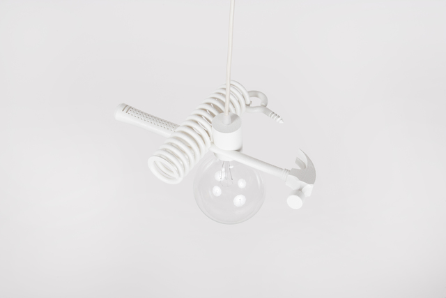 Emmett Moore, ‘Hammer Pendant’, 2015, Design/Decorative Art, Nylon, Urethane, Lightbulb, Patrick Parrish Gallery