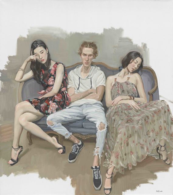Chen Danqing, ‘Floral Dresses’, 2016, Painting, Oil on canvas, Tang Contemporary Art