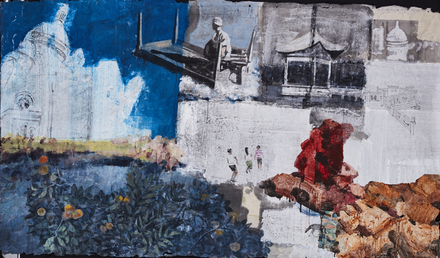 Wang Haichuan, ‘East Lake 东湖计划’, 2015, Painting, Acrylic on Tibetan paper, Art+ Shanghai Gallery