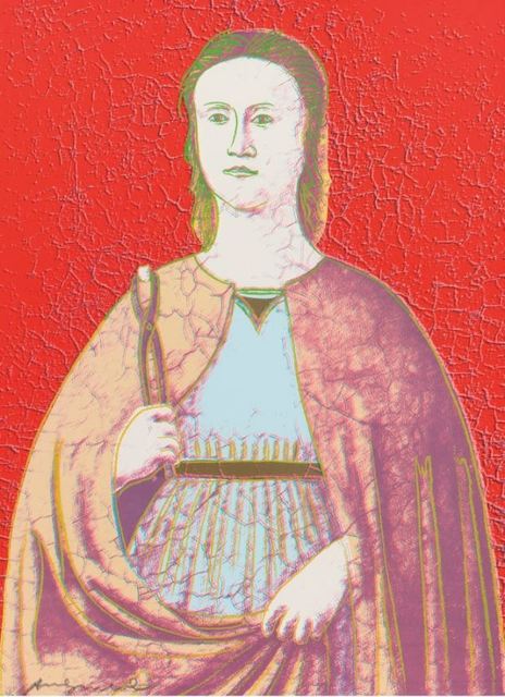 Andy Warhol, ‘Saint Apollonia (Patron Saint of Dentistry) F&S II. 330’, 1984, Print, Silkscreen print on Essex Offset Kid Finish paper, Reuben Colley Fine Art