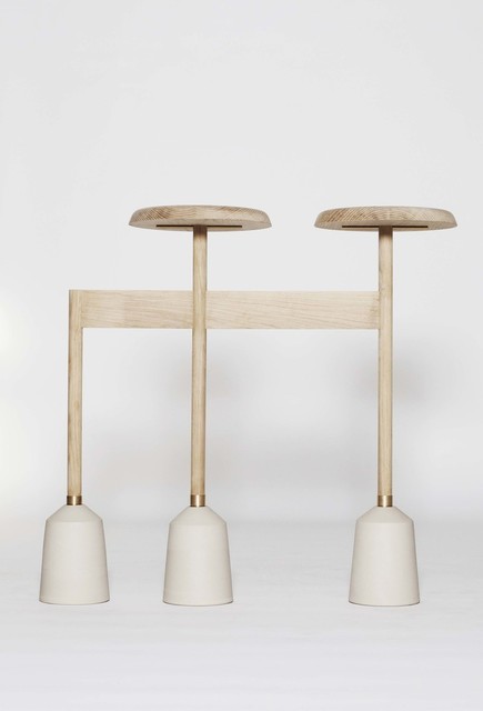 Anne Dorthe Vester & Maria Bruun, ‘Objects of Use *Object no. 4’, 2014, Design/Decorative Art, Oak, Ceramics, Brass, Etage Projects