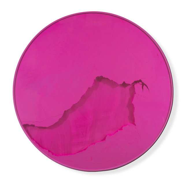 Manuel Merida, ‘Cercle Rose Tyrien’, 2011, Mixed Media, Painted wood, pigment, glass and motor, Galería RGR