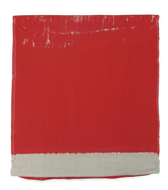 Analía Saban, ‘Pressed Paint (Cadmium Red)’, 2017, Print, Acrylic paint pressed in linen, Gemini G.E.L. at Joni Moisant Weyl