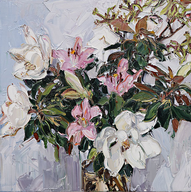 Nicholas Harding, ‘Magnolias, lilies and kangaroo paw’, 2014, Olsen Irwin