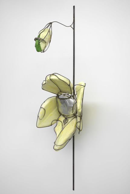 Em Rooney, ‘Moneses Uniflore for Jackson and Marlowe’, 2019, Sculpture, Steel, polystyrene, FoamCoat, Bounce, enamel paint, aluminum leaf, pewter, Galerie Fons Welters