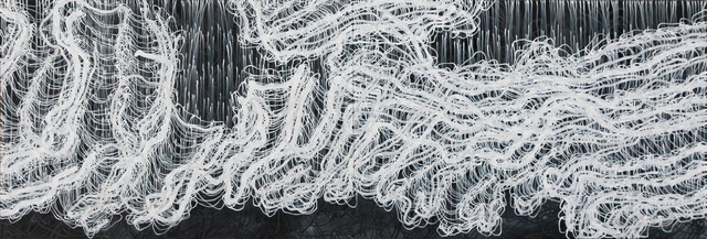 Hannah Quinlivan, ‘Falling Through the Cracks II’, 2019, Painting, Acrylic and ink on linen, Flinders Lane Gallery