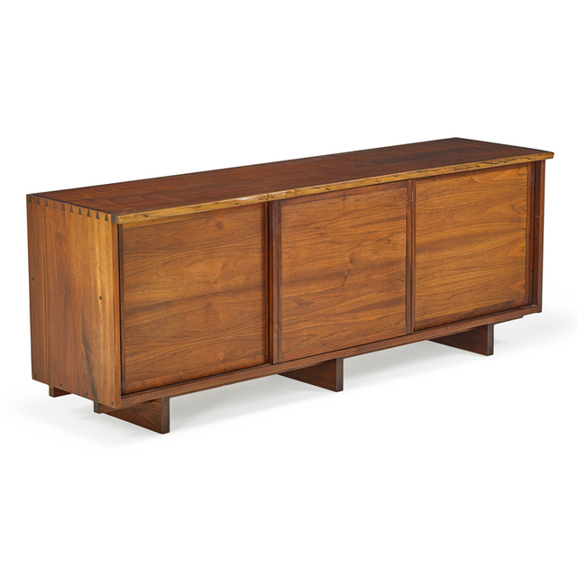 George Nakashima, ‘Triple Sliding Door Cabinet, New Hope, PA’, 1964, Rago/Wright