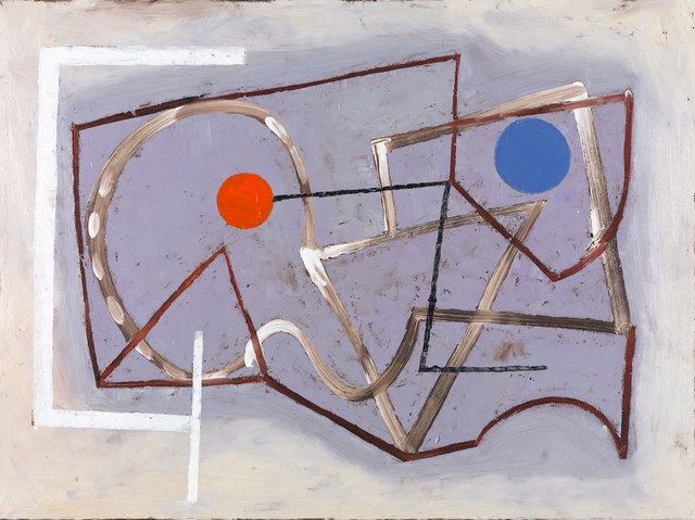 Jeremy Annear, ‘Linear Counterpoint (Red & Blue Disc)’, 2010, IdeelArt