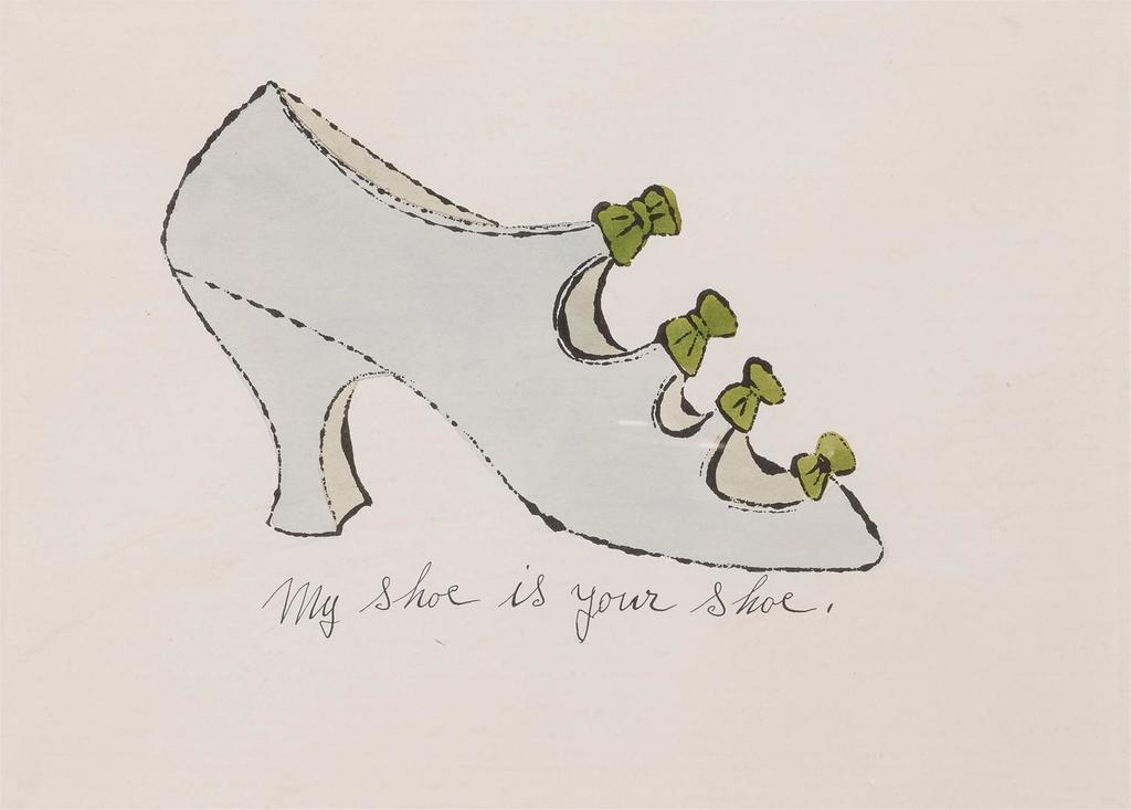 Andy Warhol - My Shoe is Your Shoe (see F. & S. IV.73)