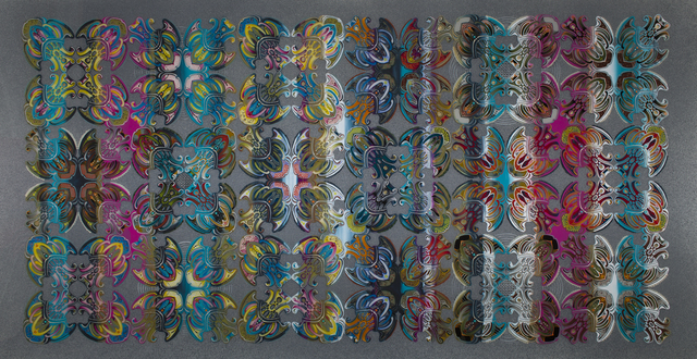 Tara Austin, ‘Bunchberry’, 2016, Painting, Acrylic and gold leaf on plexiglass, Joseph Nease Gallery