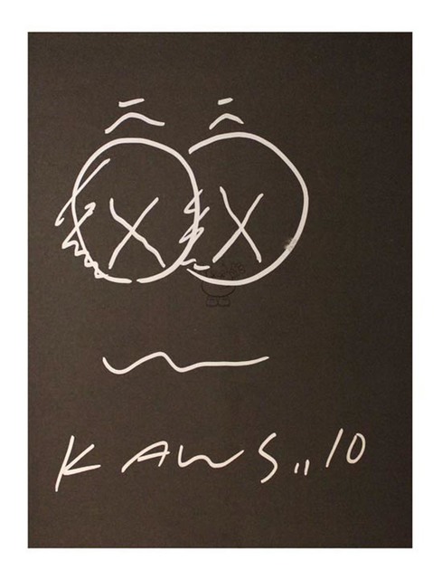KAWS, ‘B&W Drawing’, 2010, EHC Fine Art Gallery Auction