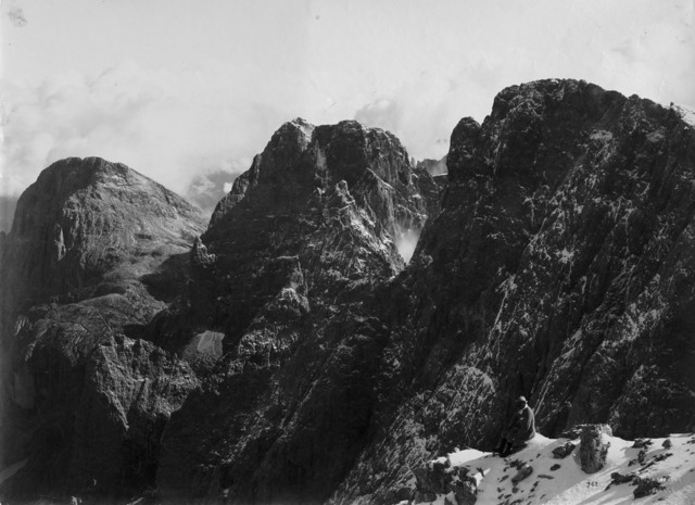 Vittorio Sella, ‘Cimon della Pala dalla Vezzana’, 1890 ca., Photography, Vintage gelatin silver print., Il Ponte