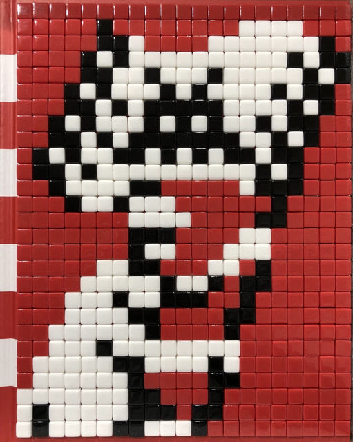 Invader, ‘Untitled - 15’, 2018, Sculpture, Mosaic tiles on book on perspex, Taglialatella Galleries